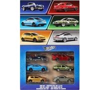 Hot Wheels 1:64 Scale Die-Cast Toy Cars, Set of 6 European Veh (Importación USA)