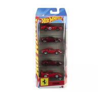 Hot Wheels: coches en miniatura: Set Ferrari de 5 piezas