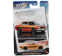 Hot Wheels Coche de colección 1971 Nissan Skyline HT 2000 GT-R Silver Series