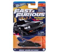 Hot Wheels Collector Vehículo Fast and Furious Coche 1987 Buick Grand National - Modelo a Escala 1:64 - Longitud 7 cm - HRW43