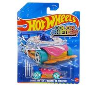 Hot Wheels Color Shifters Donut Drifter - Cambia de color cuando se expone al agua fría o caliente. Vehículo de juguete fundido a escala 1:64