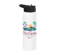 Hot Wheels - Core - Palm Springs Auto Club Riding Car Sunset Stainless Steel Insulated Water Bottle