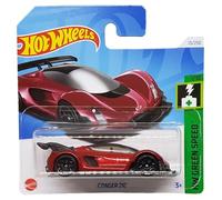 Hot Wheels - CZinger 21C - HW Green Speed 1/10 - HTC92 - Short Card - Hypercar - Rojo oscuro - Mattel 2024 - 1:64
