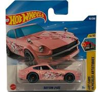 Hot Wheels Datsun 240Z - Art Cars 4/10 - JBB66 - Diseño de flor de cerezo rosa - Mainline 62/250 - Mattel 2025 (Licencia Nissan) - 1:64