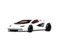 Mattel Hot Wheels Coche a escala Lamborghini Countach LPI 800-4 Escala 1:64 7 cm Premium Real Riders