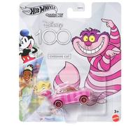 Hot Wheels Disney 100 Cars Cheshire Cat - Coche de juguete coleccionable a escala 1:64 de Alicia en el país de las maravillas