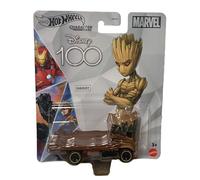 Hot Wheels Disney 100 Groot Character Car, escala 1:64 Marvel Collectible Toy Car