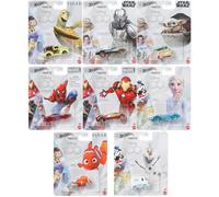 Hot Wheels Disney Character Cars 100 Years Special Edition Series - Juego completo de 8 vehículos fundidos a presión en caja de fabricación de HNP45-956A