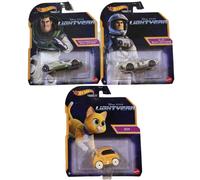 Hot Wheels Disney Pixar Lightyear Character Cars Set de 3 veh?culos fundidos a presi?n