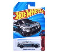 Hot Wheels Dodge Charger Hellcat '20 [Gris] - Velocidad nocturna 10/10, 134/250-1:64 escala de juguete fundido a presión