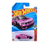 Hot Wheels Dodge Charger Hellcat '20 (JBB45) - Muscle Mania 9/10, color rosa, escala 1:64, modelo Dodge