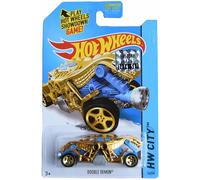Hot Wheels Double Demon, HW City 76/250 [dorado/azul]