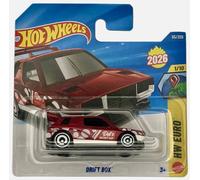 Hot Wheels - Drift Box - HW Euro 1/10 - JJH40 - Short Card - Red Drift Wagon - Rojo - Mattel 2026 - 1:64 - Modelo de fantasía