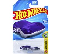 Hot Wheels - EL Segundo Coupé - JJJ57 - HW Fan Driven 4/5 - Short Card - Blanco - Modelo de fantasía etrofuturista en ejecución coupé - lacado clásico de carreras - Mattel 2026 (96/250) - 1:64