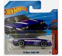Hot Wheels - Estantería '87 Buick' GNX - JJM00 - TH - Treasure Hunt - Night Speed 1/10 - Lila - Muscle Car americano con licencia a escala 1:64 - Mattel 2026 (9/250) - 1:64 - Modelo con licencia