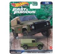 Hot Wheels Fast and Furious Auto Land Rover Defender 110 - Modelo Die Cast Scala 1:64 - Longitud 7 cm HKD26