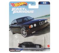 Hot Wheels Fast and Furious Coche BMW M5 1991 Modelo Die Cast, Escala 1:64, Longitud 7 cm, HKD28