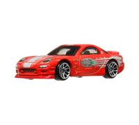 Hot Wheels Fast and Furious Dominic Toretto Auto 1995 Mazda RX-7 - Modelo a Escala 1:64 - Longitud 7 cm - HRW46