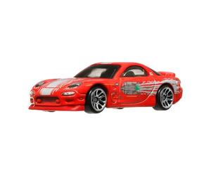 Hot Wheels Fast and Furious Dominic Toretto Auto 1995 Mazda RX-7 - Modelo a Escala 1:64 - Longitud 7 cm - HRW46