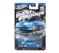 Hot Wheels FAST AND FURIOUS Graphic Remix Auto VW JETTA MK3 - Modelo Die Cast a escala 1:64 - Longitud 7 cm - JBY46
