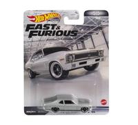 Hot Wheels Fast and Furious - Modelo de coche '70 Chevrolet Nova SS 1970 - escala 1/64, longitud 7 cm, HCP14