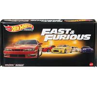 Hot Wheels Fast & Furious, Pack de 5 Coches metálicos Escala 1:64, en una Caja de edición Limitada para coleccionistas, HKF08