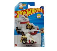 Hot Wheels Feline Lucky HYW52 - Celebration Racers 2025 - Gato de la suerte a escala 1:64 - vehículo coleccionable