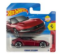 Hot Wheels Ferrari 12Cilindri - Ferrari 4/5 - JJH41 - Short Card - Rojo - Mattel 2026 (94/250) - Modelo de licencia - 1:64 - Superdeportivo