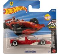 Hot Wheels - Ferrari F2004 - HW Starting Grid 10/10 - JJH51 - Short Card - Rojo - Mattel 2026 (173/250) - 1:64 - Modelo de licencia