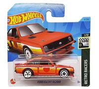 Hot Wheels - Ford Escort RS2000 - Retro Racers 1/10 - HKJ77 - Short Card - Rojo - Mattel 2023