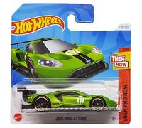 Hot Wheels - Ford GT Race 2016 - Then and Now 7/10 - HTC71 - Short Card - Supersport - Verde metálico - Mattel 2024 - 1:64