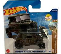 Hot Wheels Ford Model A Custom '31 HYX92 Dirt Serie 7/10 pintura de camuflaje Ford Licencia Mattel 2025 1:64