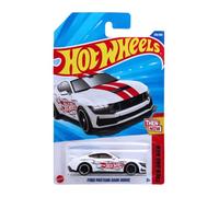 Hot Wheels - Ford Mustang Dark Horse - Then and Now 7/10 - JBB34 - Short Card - Blanco - Mattel 2025-1:64