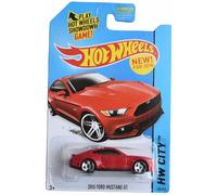 Hot Wheels Ford Mustang GT 2015, HW City 100/250 [rojo]