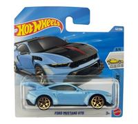 Hot Wheels - Ford Mustang GTD - Factory Fresh 3/5 - JJJ14 - Short Card - Azul claro metálico - Mattel 2026 (43/250) - Modelo Ford con licencia oficial - 1:64