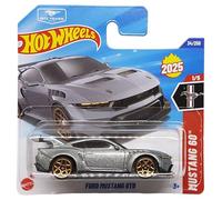 Hot Wheels - Ford Mustang GTD - Mustang 60th 1/5 - HYW19 - Short Card - Plata metálica - 60 Years - Mattel 2025-1:64
