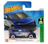 Hot Wheels - Ford Performance Supervan 4 - HW Green Speed 9/10 - HTD33 - Tarjeta corta - Azul oscuro metálico - Mattel 2024 - 1:64