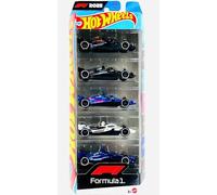 Hot Wheels Formula One F1 2025-5 Pack [Oracle RB Racing, Petronas, Alpine, M. Gram, Williams] Vehículos de juguete fundidos a escala 1:64