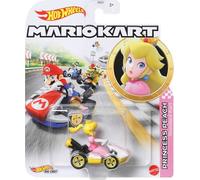 Hot Wheels GBG28 Vehiculos Mario Kart Peach, Coche de Juguete, Surtido, L