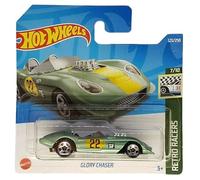 Hot Wheels - Glory Chaser - Retro Racers 7/10 - HCT28 - Short Card - Coche deportivo - Verde - Mattel 2022