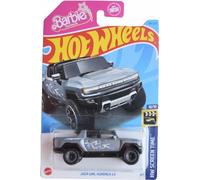 Hot Wheels GMC Hummer EV 2024, HW Screen Time 10/10 [Gris] Barbie The Movie 184/250