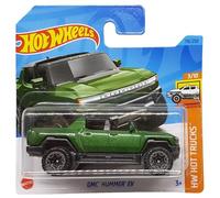 Hot Wheels - GMC Hummer EV - HW Hot Trucks 3/10 - HKK58 - Short Card - GM - verde oscuro metálico - Mattel 2023-1:64