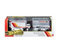 Hot Wheels GMH39-987G Premium Sport Car - Set de coleccionista para Toyota 4 Miniautos para niños a Partir de 3 años, Color Blanco