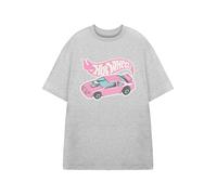 Hot Wheels Gris Pink Car Camiseta de manga corta Mujeres