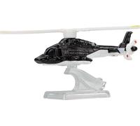 Hot Wheels Helicóptero Airwolf SUPERCOPTER - Die Cast Escala 1:64 - Longitud 7 cm - JBL56 - Serie Cultura Pop
