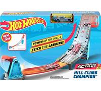 Hot Wheels - Hill Climb Champion Pista y rampa de Coches de Juguete para niños +4 años (Mattel GBF83), Color/Modelo Surtido