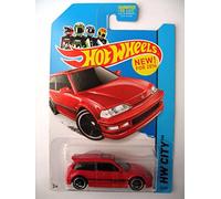 Hot Wheels Honda Civic EF Red Variant 2014 HW City Night Burnerz 4ª generación 1990
