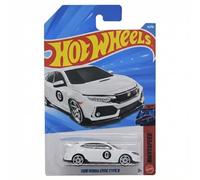 Hot Wheels Honda Civic Type R 2018 [Blanco] Night Speed 3/10, 11/250, Vehículo de juguete fundido a escala 1:64