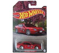 Hot Wheels Honda Prelude 1998, coche fundido a escala 1:64 rojo