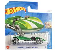 Hot Wheels - HW Braille Racer - Twin Mill - HW Celebration Racers 1/10 - HTC99 - Short Card - Verde - Mattel 2024 - 1:64
